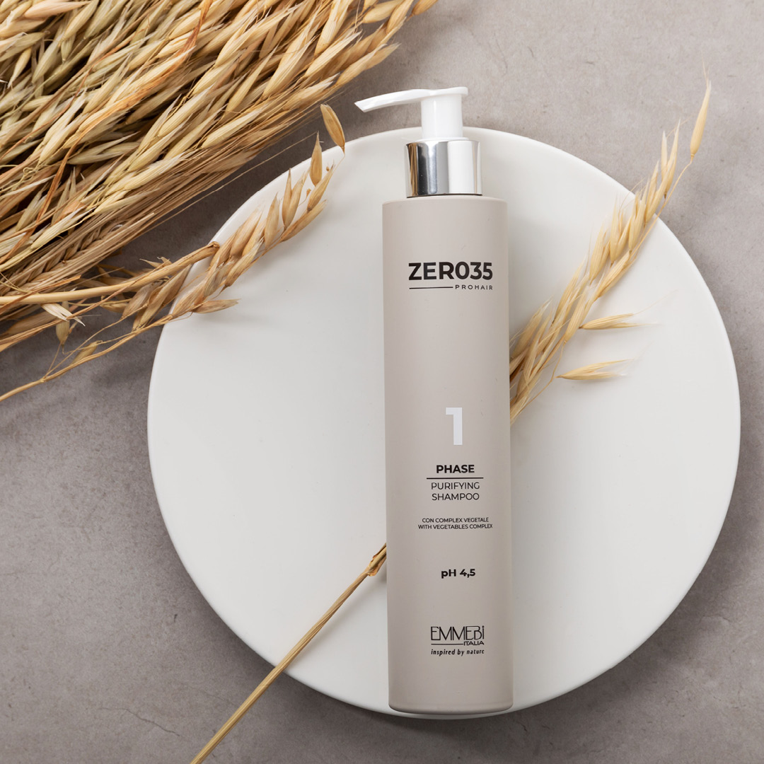 035prohair_purifying_shampoo_250ml.jpg Zer035 Prohair fase 1 purifying shampoo 250ml - Emmebi Italia