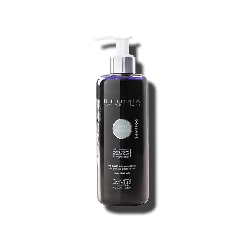 illumia_anti_yellow_shampoo_300ml.jpg Illumia color mask anti yellow shampoo 300ml - Emmebi Italia